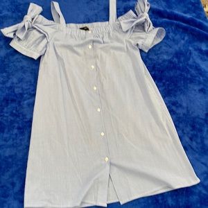 AQUA off shoulder swing dress